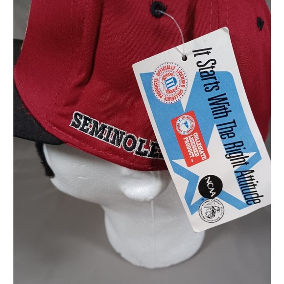 Florida State Seminoles Hat Starter Fitted 7 3/8 Red Black Vintage Y2K‎ New - Picture 3 of 8